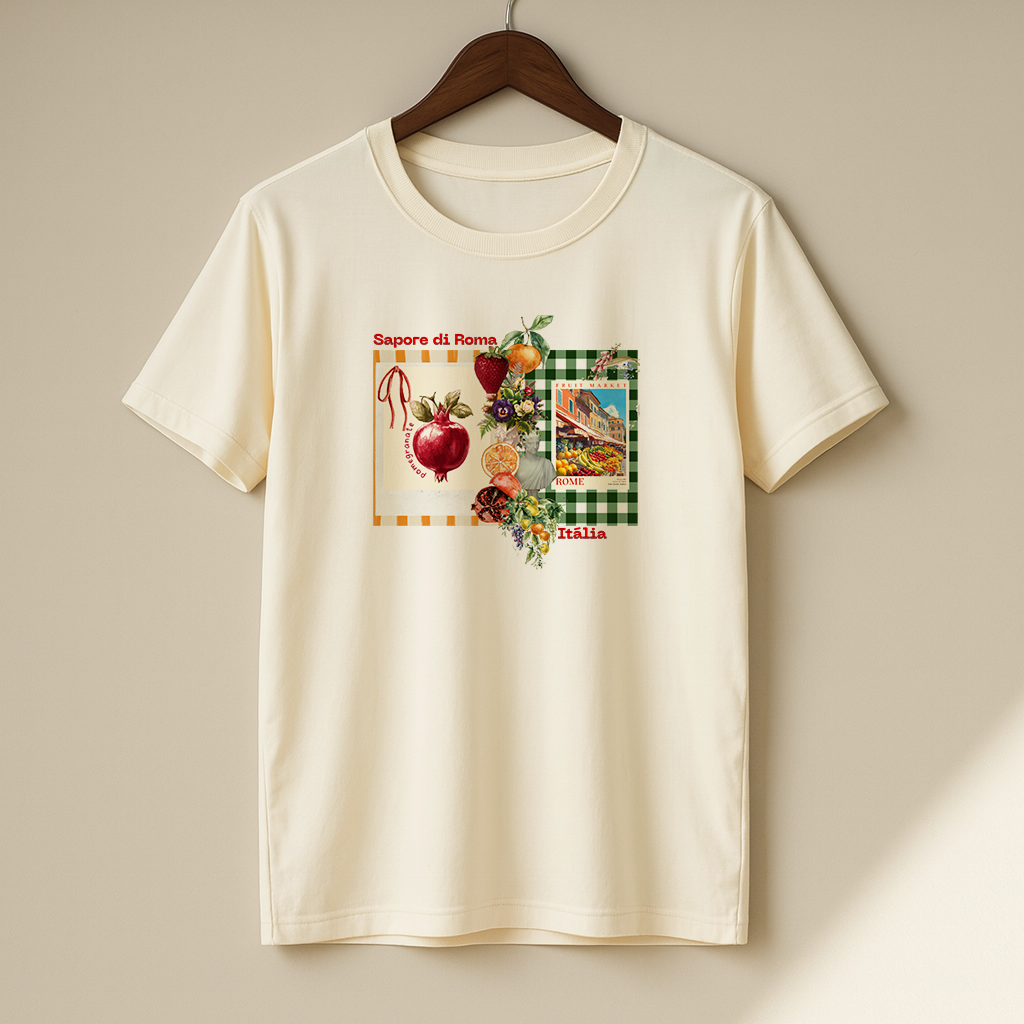 Camiseta Sapore di Roma 100% Algodão