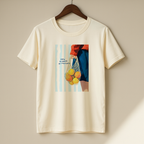 Camiseta Fare La Spesa Al Mercato 100% Algodão