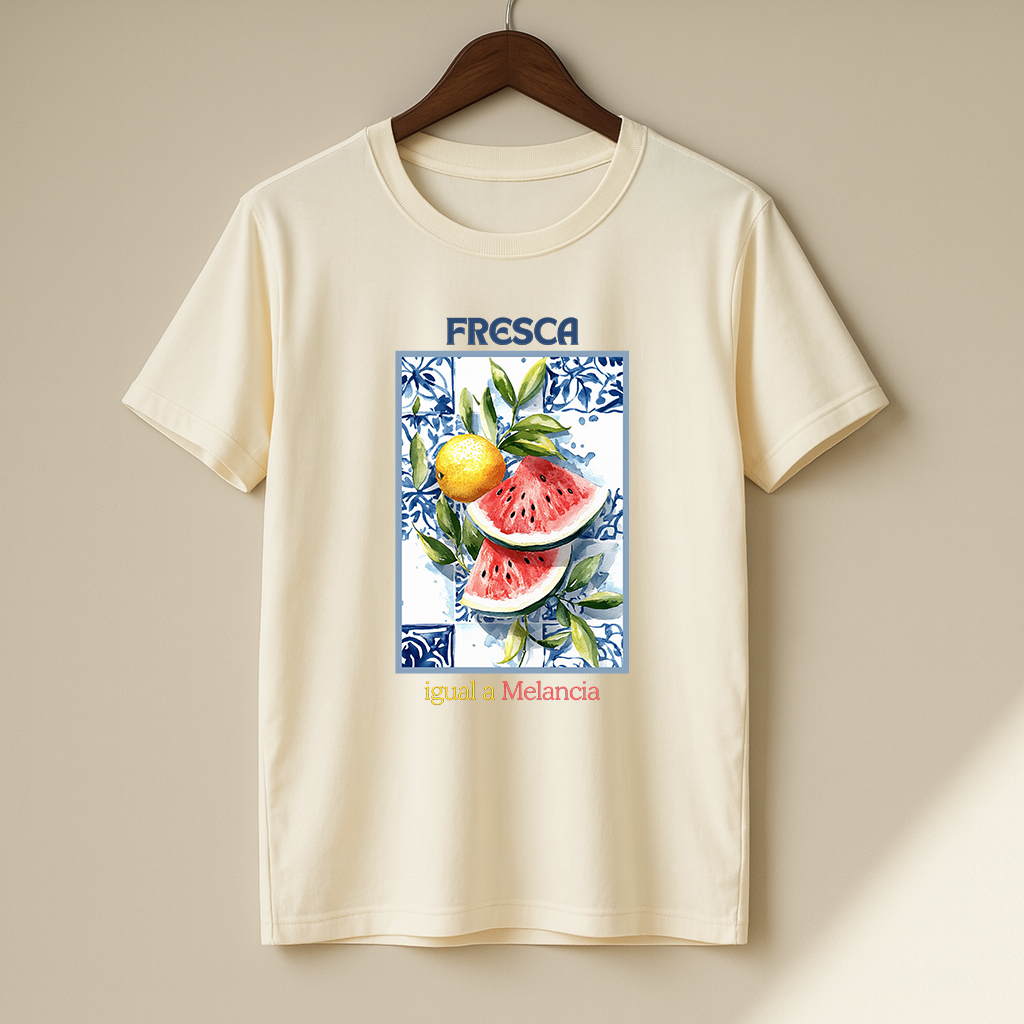 Camiseta Melancia 100% Algodão