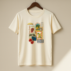 Camiseta Verão Europeu 100% Algodão