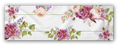 Trilho de Mesa Coleção Hortênsias Rosa