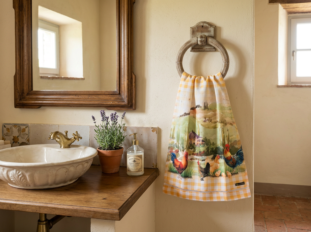 Toalha de Lavabo Coleção Caipira